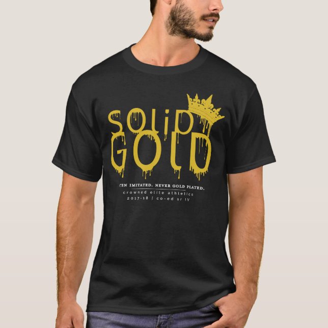 T-SHIRT OR MASSIF : LOGO AVANT (Devant)