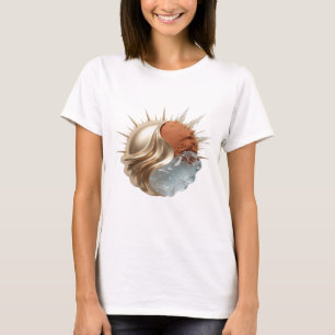 T-shirt Or Or pur BEAUTÉ DORÉE Design audacieux