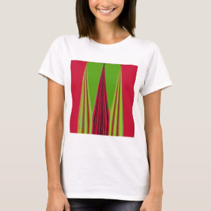 T-SHIRT OR ROUGE VERT