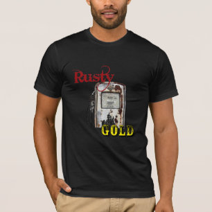 T-shirt Or rouillé