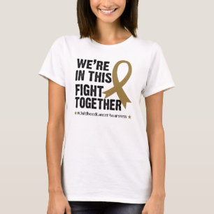 T-shirt Or Ruban Cancer de l'enfance dans ce ensemble