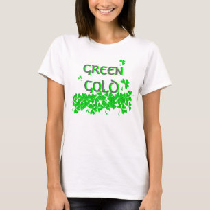 T-shirt Or vert