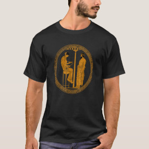 T-shirt Oracle De Delphi King Aigeus Devant Le Pythi