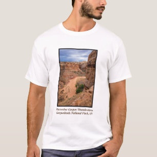 T-shirt Orage en fer à cheval de canyon - Utah
