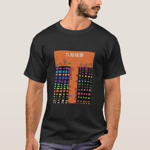 T-shirt Orang Kowloon fortifié City-T-Shirt