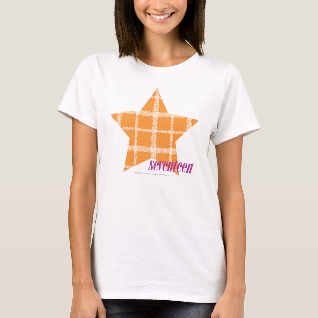 T-shirt Orange 2 de plaid (Devant)