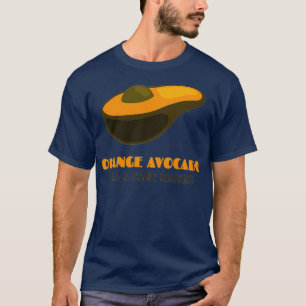 T-shirt Orange Avocado Aka Un faux Mango