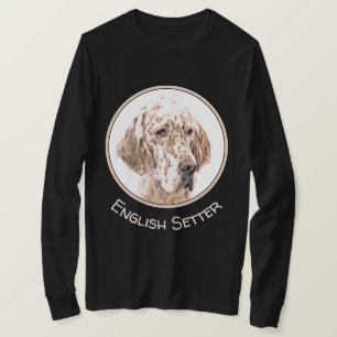 T-shirt Orange Belton Painting Dog Art
