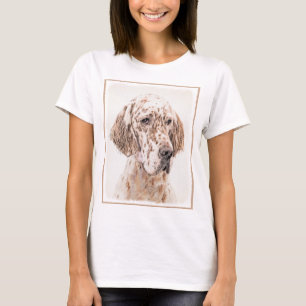 T-shirt Orange Belton Painting Dog Art