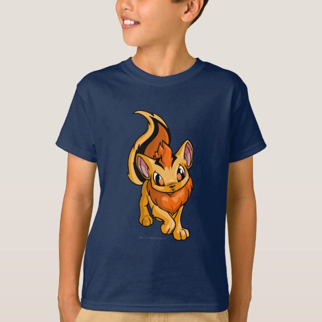 T-shirt Orange de Xweetok (Devant)