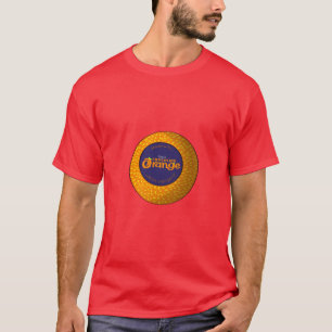 T-shirt orange en chocolat de Terry