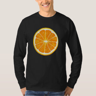 T-shirt Orange Fruit Beach Vibes Mer Été Soleil Vacances H
