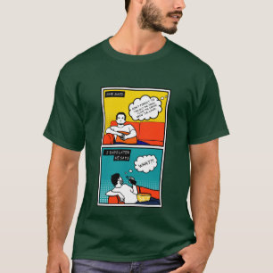 T-shirt orange jaune bleu miel Do Rugged Geek Comics