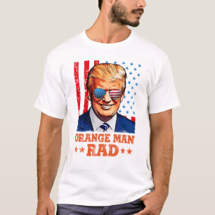 T-shirt orange man rad, trump