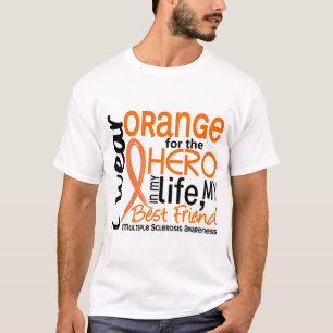 T-shirt Orange pour la milliseconde de meilleur ami du