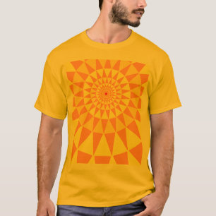 T-shirt orange pressée