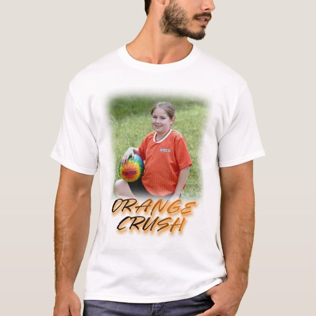 T-shirt Orange pressée (Devant)