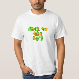 T-shirt Orange Retour Aux Années 80
