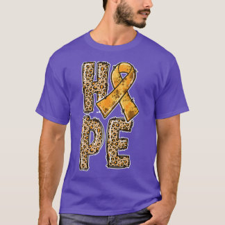T-shirt Orange Ribbon Leopard Print HOPE ADHD Survivors 11