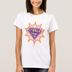 T-shirt Orange Starburst de Supergirl
