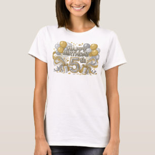 T-shirt Orange Tendance JOYEUX ANNIVERSAIRE 5ÈME Art de Te