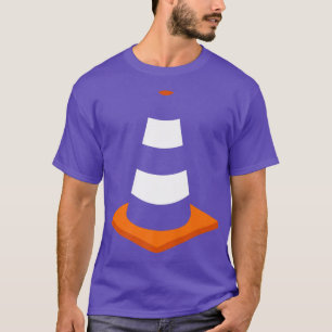 T-SHIRT ORANGE TRAFIC CONE COSTUME HALLOWEWEWEEN STREET RO