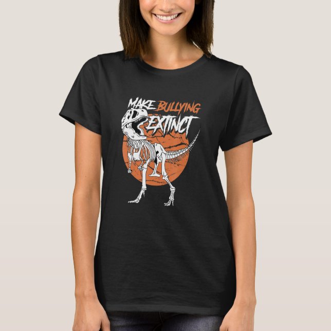 T-shirt Orange Unity Day 2022 Anti Bullying Make Bullying  (Devant)
