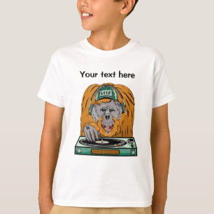 T-shirt Orangoutan faisant de la musique