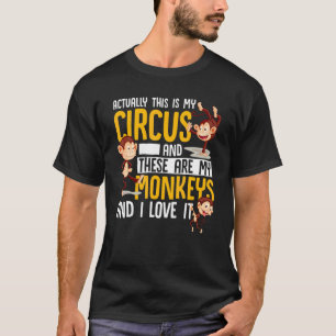 T-shirt Orangoutan Voici Mon Cirque Et Voici Mon Moine