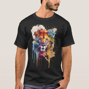 T-shirt orangután, bebé, tierno, colorido, splashcolor, ar