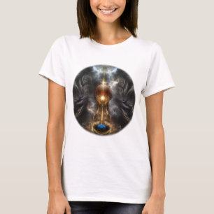 T-shirt Orbe D'Art Fractal Léger