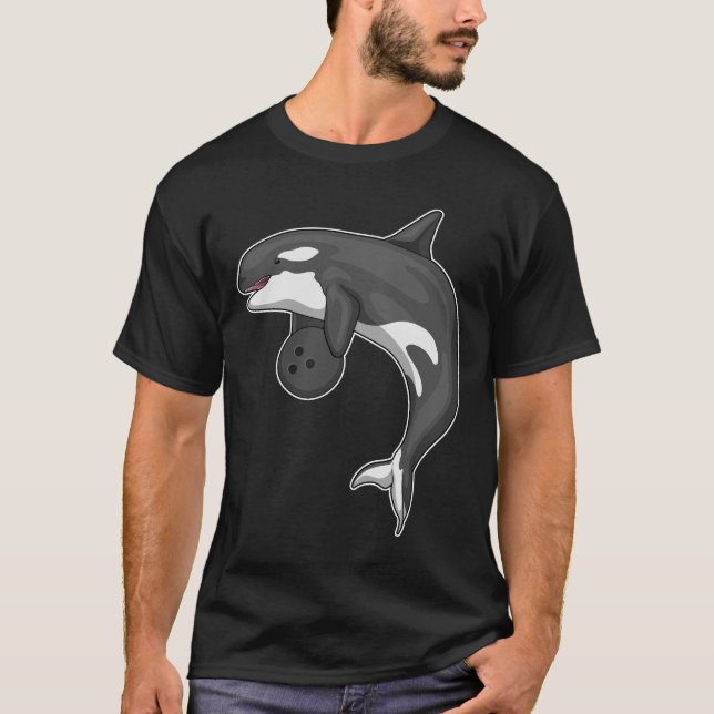 T-shirt Orca Bowling (Devant)