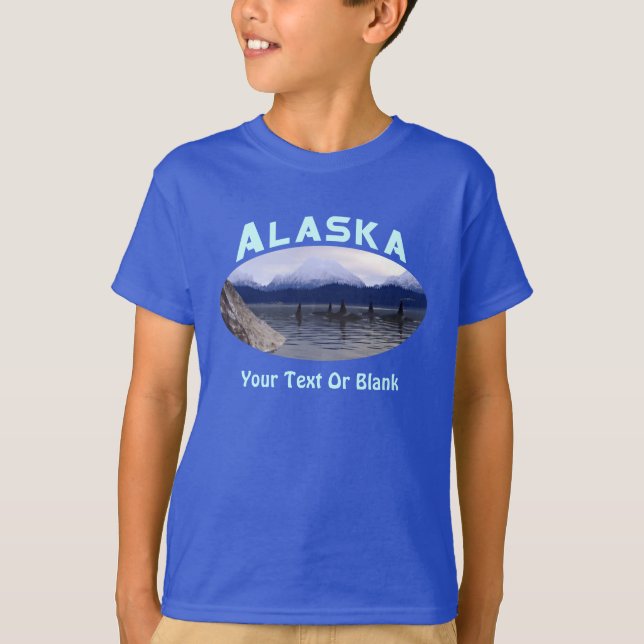 T-shirt Orca d'eau foncée (Devant)