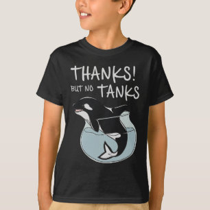 T-shirt Orca gratuit Sauver les baleines Critique sociale 