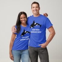 Orca noir et blanc, Killer Whale message personnal
