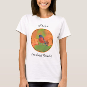 T-shirt Orchard Oriole Songbird Peinture Oiseau original