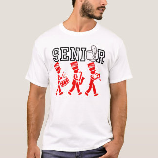T-shirt Orchestre d'avancement avec silhouette rouge