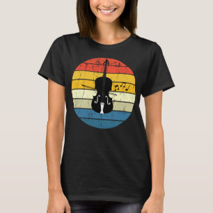 T-shirt Orchestre de Sunset Rétro Joueur Cellist Jazz M