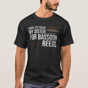 T-shirt Orchestre du basson et instrument éolien du basson