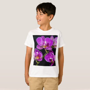 T-shirt Orchidée violette
