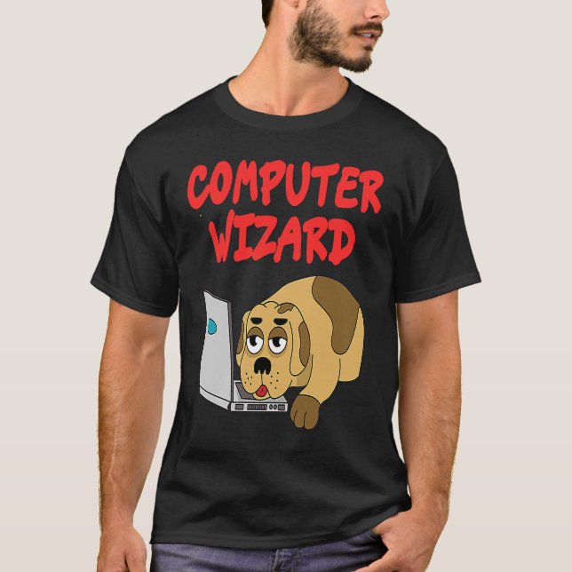 T-shirt ordinateur assistant programmeur ordinateur nerd n (Devant)