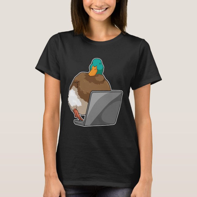 T-shirt Ordinateur portable (Devant)