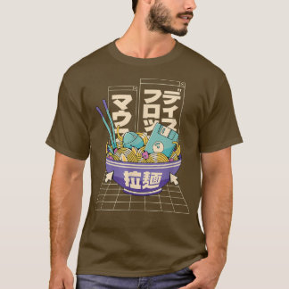 T-shirt Ordinateur Ramen Anime Noodles Kawaii Japonais Jap