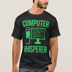 T-shirt Ordinateur Whisperer Informatique Programmateur lo