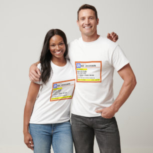 T-shirt Ordonnance de chocolat chaud personnalisée 