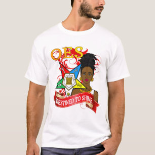 T-shirt Ordre De L'Étoile Orientale OES Diva Destiné À 