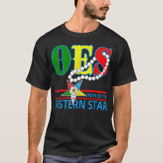 T-shirt Ordre du collier étoile OES de la mère étoile orie