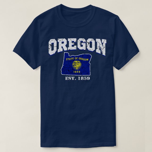 T-shirt Oregon est 1859 (Design devant)