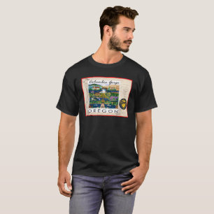 T-shirt Oregon est ma maison T chemise