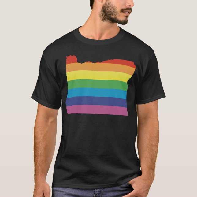 T-shirt oregon pride. (Devant)